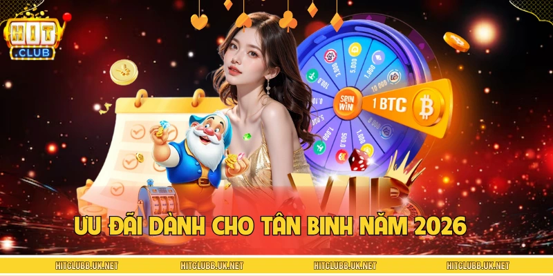 Tân binh hưởng khuyến mãi HITCLUB 